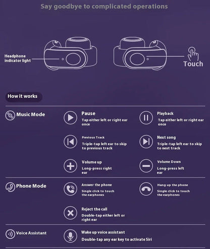 Nightfall Clip-On Wireless Headphones
